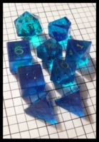 Dice : Dice - DM Collection - Armory Blue Transparent 2nd Generation Extras